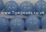 CTU1739 15.5 inches 20mm round synthetic turquoise beads