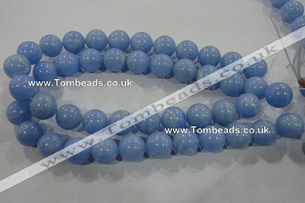 CTU1739 15.5 inches 20mm round synthetic turquoise beads