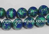 CTU1815 15.5 inches 12mm round synthetic turquoise beads