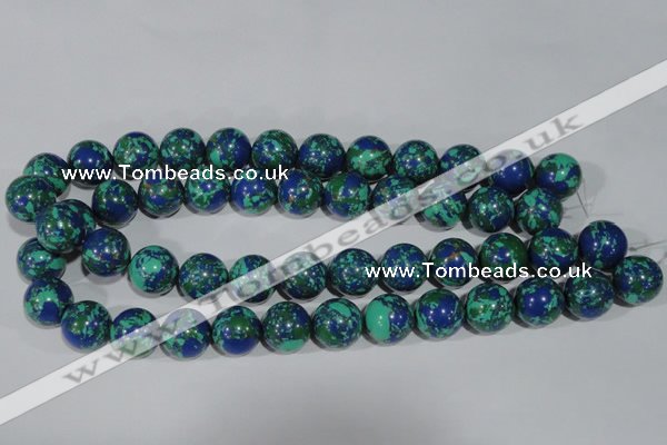 CTU1818 15.5 inches 18mm round synthetic turquoise beads