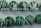 CTU2045 15.5 inches 14mm round synthetic turquoise beads