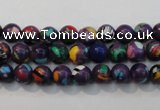 CTU2111 15.5 inches 6mm round synthetic turquoise beads