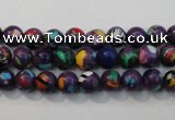 CTU2111 15.5 inches 6mm round synthetic turquoise beads