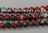 CTU2181 15.5 inches 6mm round synthetic turquoise beads