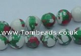 CTU225 16 inches 10mm round imitation turquoise beads wholesale