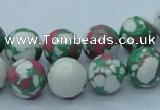 CTU226 16 inches 12mm round imitation turquoise beads wholesale