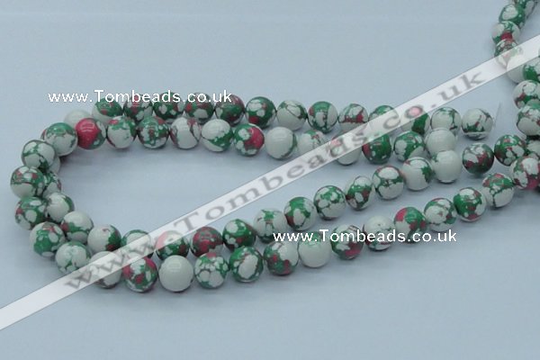 CTU226 16 inches 12mm round imitation turquoise beads wholesale
