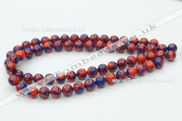 CTU231 16 inches 12mm round imitation turquoise beads wholesale