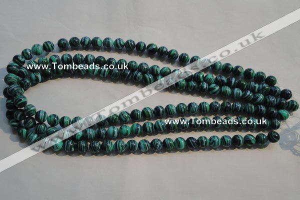 CTU2404 15.5 inches 8mm round synthetic turquoise beads