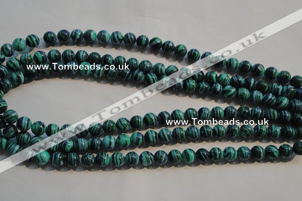 CTU2405 15.5 inches 10mm round synthetic turquoise beads