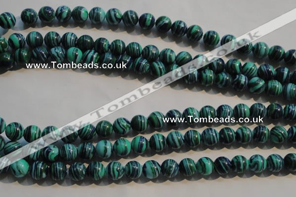 CTU2406 15.5 inches 12mm round synthetic turquoise beads