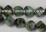 CTU2461 15.5 inches 6*6mm cube African turquoise beads wholesale