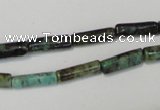 CTU2462 15.5 inches 3*10mm tube African turquoise beads wholesale