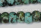 CTU2471 15.5 inches 10*14mm rondelle African turquoise beads wholesale