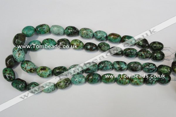 CTU2473 15.5 inches 13*18mm nuggets African turquoise beads wholesale