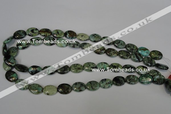 CTU2475 15.5 inches 12*16mm oval African turquoise beads wholesale