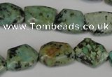 CTU2482 15.5 inches 12*16mm - 13*18mm freeform African turquoise beads