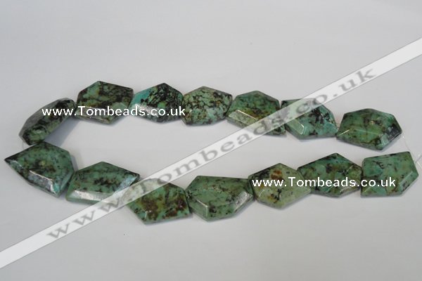 CTU2484 15.5 inches 20*28mm - 24*32mm freeform African turquoise beads