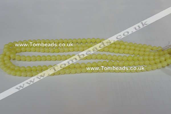 CTU2516 15.5 inches 6mm round synthetic turquoise beads