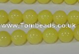 CTU2518 15.5 inches 10mm round synthetic turquoise beads