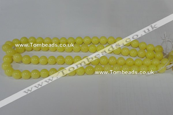 CTU2518 15.5 inches 10mm round synthetic turquoise beads