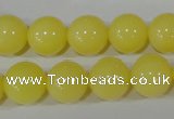 CTU2519 15.5 inches 12mm round synthetic turquoise beads