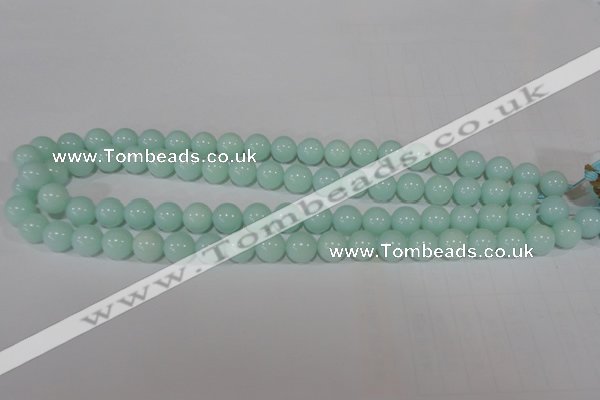 CTU2566 15.5 inches 10mm round synthetic turquoise beads