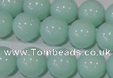 CTU2568 15.5 inches 14mm round synthetic turquoise beads