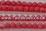 CTU2610 15.5 inches 4mm round synthetic turquoise beads