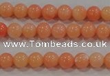 CTU2631 15.5 inches 4mm round synthetic turquoise beads