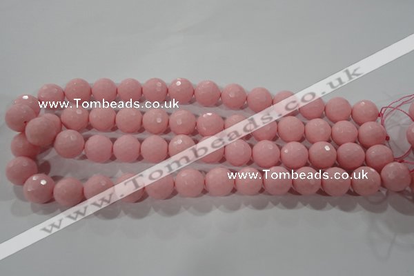 CTU2683 15.5 inches 12mm faceted round synthetic turquoise beads