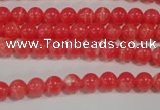 CTU2731 15.5 inches 6mm round synthetic turquoise beads