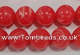 CTU2735 15.5 inches 14mm round synthetic turquoise beads