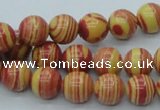 CTU287 16 inches 10mm round imitation turquoise beads wholesale