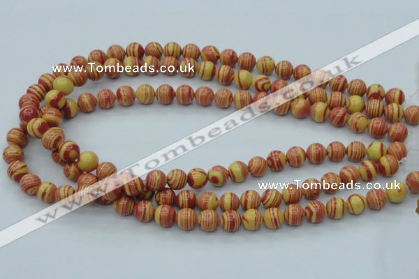 CTU287 16 inches 10mm round imitation turquoise beads wholesale