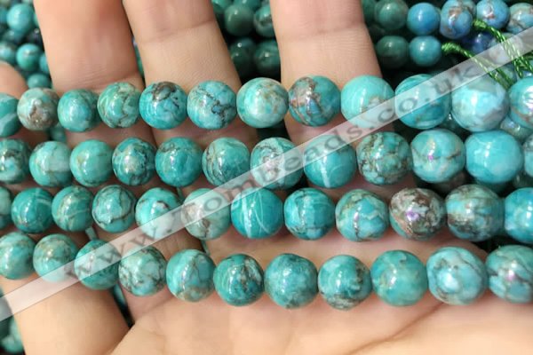 CTU3013 15.5 inches 10mm round South African turquoise beads