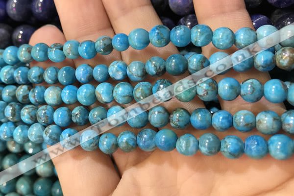 CTU3016 15.5 inches 6mm round South African turquoise beads