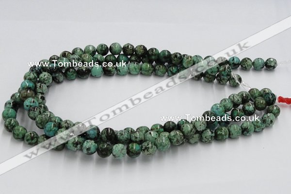 CTU402 15.5 inches 14mm round African turquoise beads wholesale