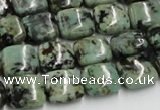 CTU411 15.5 inches 12*12mm square African turquoise beads wholesale