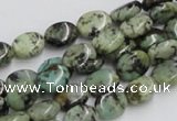 CTU412 15.5 inches 8*12mm oval African turquoise beads wholesale