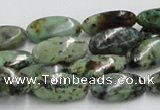 CTU414 15.5 inches 10*18mm oval African turquoise beads wholesale