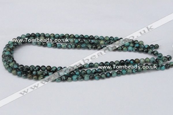 CTU426 15.5 inches 6mm round African turquoise beads wholesale