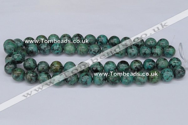 CTU430 15.5 inches 14mm round African turquoise beads wholesale