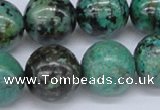 CTU432 15.5 inches 18mm round African turquoise beads wholesale