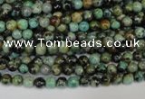 CTU480 15.5 inches 4mm round African turquoise beads wholesale