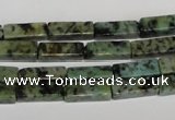 CTU487 15.5 inches 4*13mm cuboid African turquoise beads wholesale