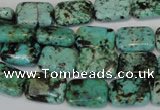 CTU495 15.5 inches 10*14mm rectangle African turquoise beads wholesale