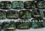 CTU497 15.5 inches 13*18mm rectangle African turquoise beads wholesale