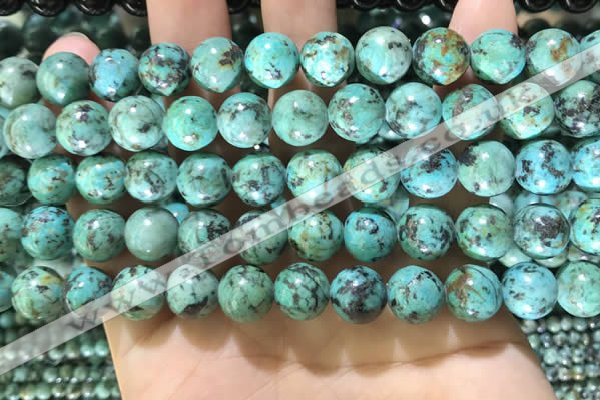 CTU573 15.5 inches 10mm round african turquoise beads wholesale