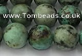 CTU577 15.5 inches 8mm round african turquoise beads wholesale